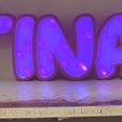 Tina-Sign-Gif.gif Luminara Script: Tina Edition! LED Name Logo