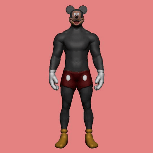 Mickey Mouse 3D model