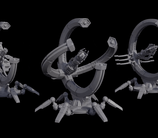 Cyber Lord Space Zombies Pylon of the Sentry Guard