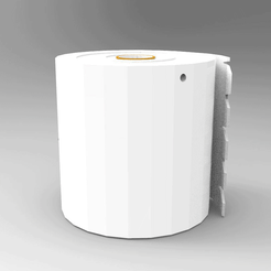 papelhigienico.gif Файл STL брелок для туалетной бумаги ( брелок для туалетной бумаги )・Модель 3D-принтера для скачивания
