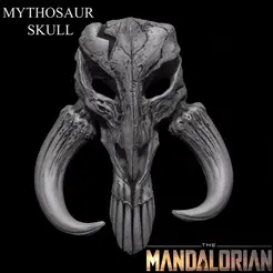 MYTH-GIF.gif 3D PRINTABLE MYTHOSAUR SKULL - THE MANDALORIAN STAR WARS - HIGHLY DETAILED