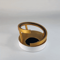 ezgif.com-gif-maker.gif STL file Spiral Coin Piggy Bank・3D print model to download