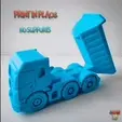 ezgif.com-optimize-21.gif Three-axle dumper truck with workable dumper - print in place