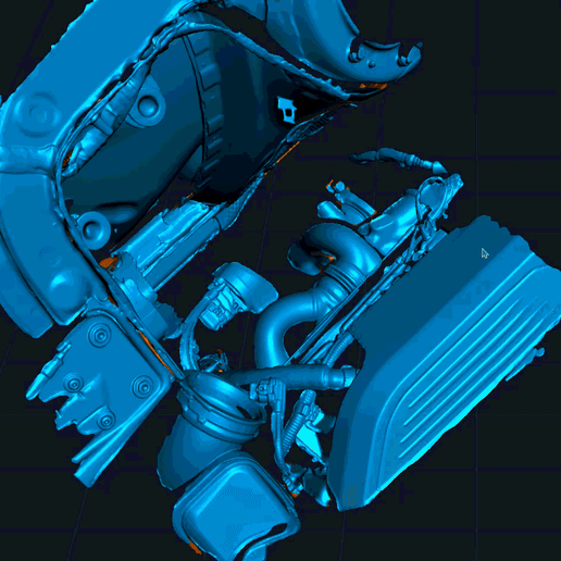 BMW B58 Engine Bay Scan – Air Intake Area – Real Car 3D Scan – STL for Automotive Design