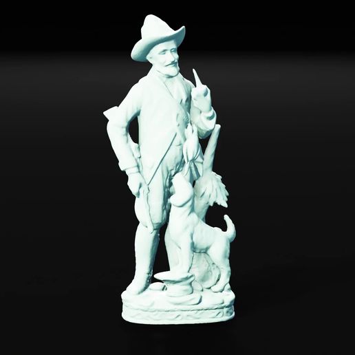 360_Turntable_Video_Hunter_Scan.mp4 The Gentleman Hunter & Hound | Victorian Ranger NPC (32mm & 100mm)