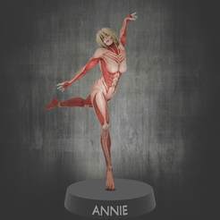 annie70001-0125.gif STL file Female titan from aot - attack on titan dancing 2・3D printable model to download, tuanmttl