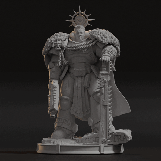 Captain Titus - 500 Worlds | Space Marine - 258mm