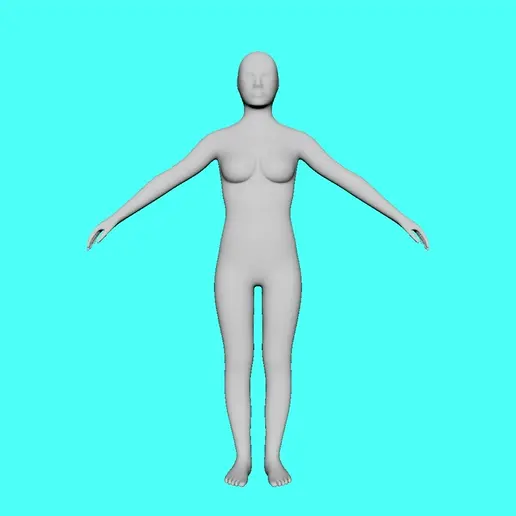 OBJ file Woman Body 3D Model 👩 ・3D printing template to download・Cults