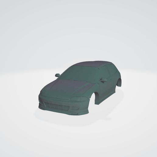 STL file Civic EG6 Mini-Z (body shell) 🐚 ・Model to download and 3D ...