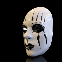 1101.gif Fichier STL masque joey jordison (masque Slipknot)・Design pour imprimante 3D à télécharger, zaider