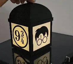 GIF-230916_190804.gif STL file Harry Potter lantern・3D print design to download