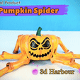 1.gif Flexi Halloween Pumpkin Spider