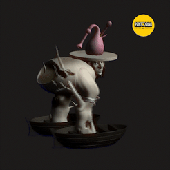 bosch.gif STL file Hieronymus Bosch - Tree Man from Hell - Garden of earthly delights・3D print model to download