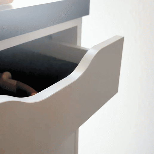 IKEA Desk Drawer Hook 3D model