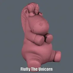 Fluffy The Unicorn.gif Fluffy The Unicorn (Easy print no support)