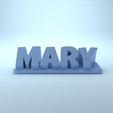 Mary_Playful.gif Mary 3D Nametag - 5 Fonts