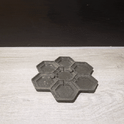 1.gif Fichier STL gratuit Boîte à fleurs modulaire en designs hexagonaux・Idée pour impression 3D à télécharger