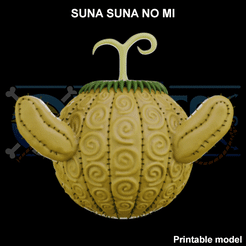 SUNA-1.gif STL file Suna Suna no Mi - One Piece・3D printable model to download
