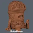 Minion Mummy.gif Minion Mummy (Easy print no support)