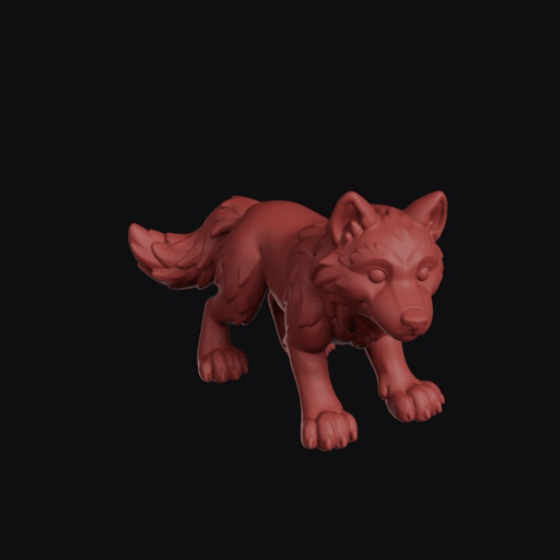 Prowling Grey Wolf