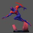 2099.gif 3D-Datei SPIDERMAN 2099 POS ACROSS THE SPIDERVERSE MIGUEL OHARA 3d print・3D-Druckvorlage zum Herunterladen