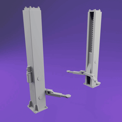 ezgif-4-546e26fb3cbf.gif Download STL file Garage Lift Set - 1/24 - Scale Model Accessories • 3D printer model, TheObi