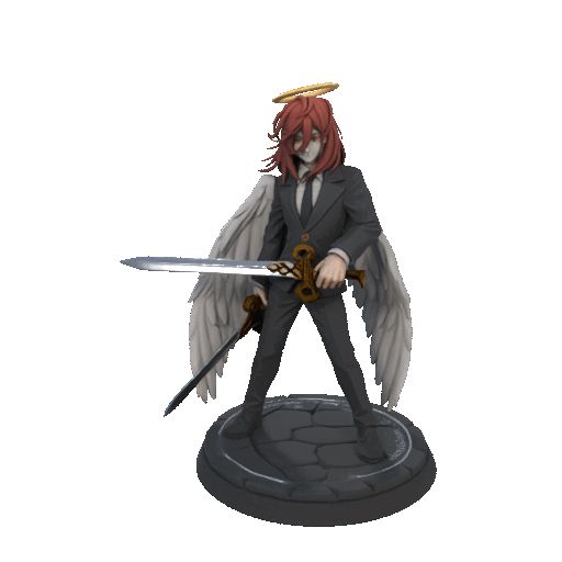 👼 Angel Devil, Chainsaw Man / D&D Miniature・ STL File for 3D