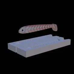 am-bait-13cm-vzor-2-4mm-oci.gif Archivo STL AM pez cebo 13cm forma de pezuña para la pesca de depredadores・Diseño imprimible en 3D para descargar