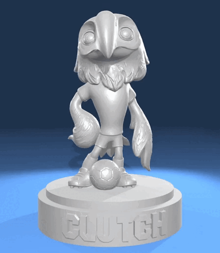Clutch the Bald Eagle - World Cup Mascots Collection [STL].