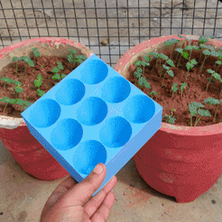 ezgif.com-gif-maker.gif Free STL file Seedling Tray / Small Pants from Seeds・3D printable model to download, omarsuhaib
