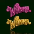 Willy-Wonka-Letter-A.gif Wonka Charm: 3D Sign Inspired by the Magical Movie