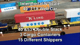 🚗 TTX 40' Well Car w/15 Different Company Logos on Both 40' & 53 ...