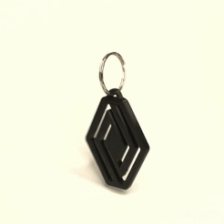 Renault-keychain.gif STL file Renault keychain keychain・3D printer model to download, thermoplastics3d