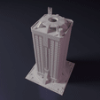 apartment-block.gif 3D file Apartment block - Building - For board games like Monsterpocalypse・3D print design to download