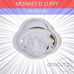 Monkey_D_Luffy~PRIVATE_USE_CULTS3D_OTACUTZ.gif Monkey D Luffy Cookie Cutter / One Piece