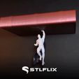 h Ss Be. SuperFlix the STL Man Invisible Shelf