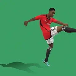 Video_2023-07-14_001252.gif Datei 3D 3D-Rigged Anthony Martial Manchester United 2024・Modell für 3D-Druck zum herunterladen