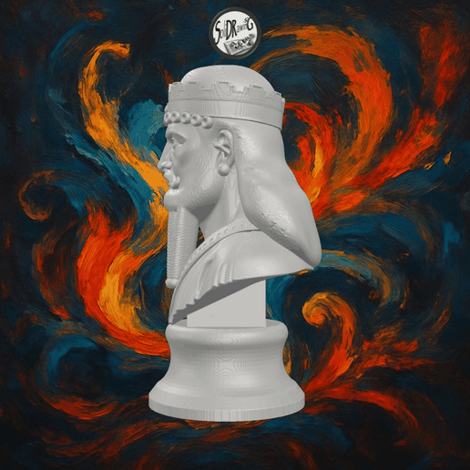 Majestic Bronze Bust Darius First – SoliDRawinGs SG3235