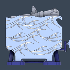 Screen-Rec.gif STL file Fun Wave Maker・3D print model to download