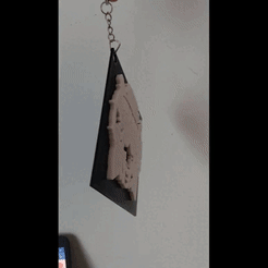 Vídeo-sin-título-‐-Hecho-con-Clipchamp.gif Free STL file Gun N Roses double color keychain・3D print design to download