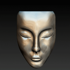 GIF2.gif STL file Potted Face planter・3D printing model to download, Marolce19