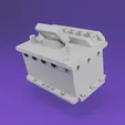 ezgif.com-gif-maker.gif Free 3D model - Car Battery - 1/24 - Scale Model Accessories