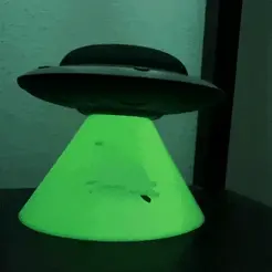 UFO-EdwardMakes-Cover.gif Archivo 3D Soporte UFO Google Nest Mini・Plan imprimible en 3D para descargar
