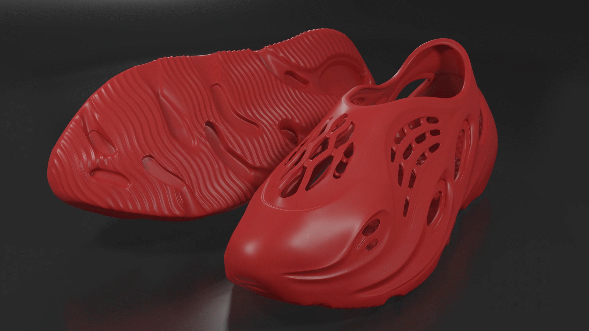0001.gif 3D-Datei Yeezy Schaumstoff-Läufer・Modell zum Herunterladen und 3D-Drucken, pakoboris