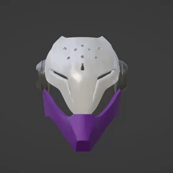 mask.gif STL file Overwatch | Ramattra Mask・3D printer model to download, LandOfMountain