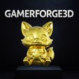 Starry-Fox-Figurine---GamerForge3D-Collectible.mp4 Starry Fox Figurine – GamerForge3D Collectible