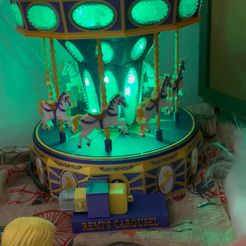 Lampe CAROUSEL à mouvement mécanique