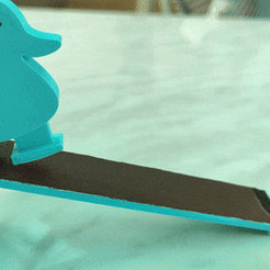 cd.gif 3D file Walking Waddling Duck Toy Print in Place・3D printer model to download, forteleaerieneromane