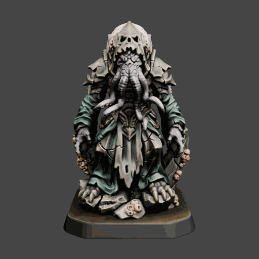 Old Ones Mindflayer Monster Miniature