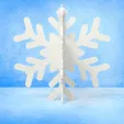 Boule_FloconNeige1.gif CHRISTMAS BALL - Snowflake (LOWPOLY)